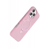 Newface Apple iPhone 16 Pro Max Regal Magsafe Standlı Kapak - Açık Pembe