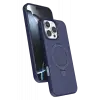 Newface Apple iPhone 16 Pro Regal Magsafe Standlı Kapak - Lacivert