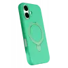 Newface Apple iPhone 16 Regal Magsafe Standlı Kapak - Yeşil