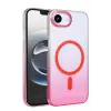 Newface Apple iPhone 16E Glossy Magsafe Kapak - Pembe