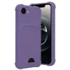 Newface Apple iPhone 16E Kelvin Kartvizitli Silikon - Lila