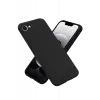 Newface Apple iPhone 16E Kılıf Nano içi Kadife Silikon - Siyah
