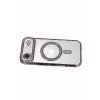 Newface Apple iPhone 17 Air Joke Simli Magneticsafe Kılıf - Pembe