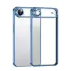 Newface Apple iPhone 17 Air Razer Lensli Silikon - Açık Mavi