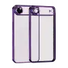 Newface Apple iPhone 17 Air Razer Lensli Silikon - Açık Mor
