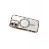 Newface Apple iPhone 17 Joke Simli Magneticsafe Kılıf - Gold