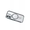 Newface Apple iPhone 17 Joke Simli Magneticsafe Kılıf - Mavi