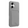 Newface Apple iPhone 17 Kelvin Kartvizitli Silikon - Gri
