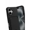 Newface Apple iPhone 17 Kelvin Kartvizitli Silikon - Siyah