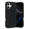 Newface Apple iPhone 17 Nano içi Kadife Silikon - Siyah