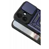 Newface Apple iPhone 17 Pars Lens Yüzüklü Silikon - Lacivert