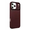 Newface Apple iPhone 17 Pro Auto Focus Karbon Kapak - Bordo