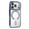 Newface Apple iPhone 17 Pro Joke Simli Magneticsafe Kılıf - Mavi