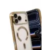 Newface Apple iPhone 17 Pro Kross Magneticsafe Kapak - Gold