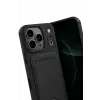 Newface Apple iPhone 17 Pro Max Kelvin Kartvizitli Silikon - Siyah