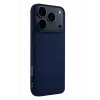 Newface Apple iPhone 17 Pro Max Nano içi Kadife Silikon - Lacivert