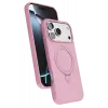 Newface Apple iPhone 17 Pro Max Regal Magsafe Standlı Kapak - Açık Pembe