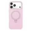 Newface Apple iPhone 17 Pro Max Regal Magsafe Standlı Kapak - Açık Pembe