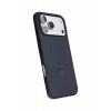 Newface Apple iPhone 17 Pro Max Regal Magsafe Standlı Kapak - Lacivert