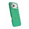 Newface Apple iPhone 17 Pro Max Regal Magsafe Standlı Kapak - Yeşil