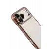 Newface Apple iPhone 17 Pro Razer Lensli Silikon - Çöl Titanyum