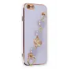 Newface Apple iPhone 6 Kılıf Esila Silikon - Lila