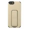 Newface Apple iPhone 6 Kılıf Mega Standlı Silikon - Gold