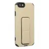 Newface Apple iPhone 6 Kılıf Mega Standlı Silikon - Gold