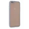 Newface Apple iPhone 6 Kılıf Montreal Silikon Kapak - Gri