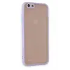 Newface Apple iPhone 6 Kılıf Montreal Silikon Kapak - Mor