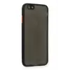 Newface Apple iPhone 6 Kılıf Montreal Silikon Kapak - Siyah