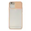 Newface Apple iPhone 6 Kılıf Palm Buzlu Kamera Sürgülü Silikon - Pembe