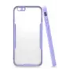 Newface Apple iPhone 6 Kılıf Platin Silikon - Lila