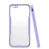 Newface Apple iPhone 6 Kılıf Platin Silikon - Lila
