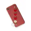 Newface Apple iPhone 7 Kılıf Esila Silikon - Kırmızı