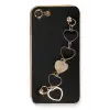 Newface Apple iPhone 7 Kılıf Esila Silikon - Siyah
