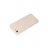Newface Apple iPhone 7 Kılıf First Silikon - Krem