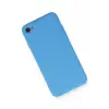 Newface Apple iPhone 7 Kılıf Nano içi Kadife Silikon - Mavi