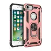 Newface Apple iPhone 7 Kılıf Sofya Yüzüklü Silikon Kapak - Rose