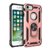 Newface Apple iPhone 7 Kılıf Sofya Yüzüklü Silikon Kapak - Rose