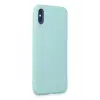 Newface Apple iPhone X Kılıf First Silikon - Turkuaz