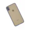 Newface Apple iPhone X Kılıf Montreal Silikon Kapak - Gri