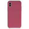 Newface Apple iPhone XS Max Kılıf Lansman Legant Silikon - Fuşya