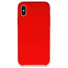 Newface Apple iPhone XS Max Kılıf Lansman Legant Silikon - Kırmızı