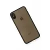 Newface Apple iPhone XS Max Kılıf Montreal Silikon Kapak - Siyah
