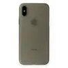 Newface Apple iPhone XS Max Kılıf PP Ultra İnce Kapak - Gri