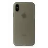 Newface Apple iPhone XS Max Kılıf PP Ultra İnce Kapak - Gri