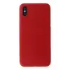 Newface Apple iPhone XS Max Kılıf PP Ultra İnce Kapak - Kırmızı