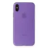 Newface Apple iPhone XS Max Kılıf PP Ultra İnce Kapak - Mor