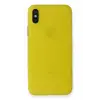 Newface Apple iPhone XS Max Kılıf PP Ultra İnce Kapak - Sarı